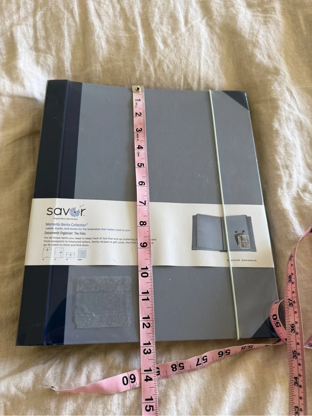 NWT Savor Document Organizer Folio in Slate Gray